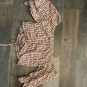 Plaid crop